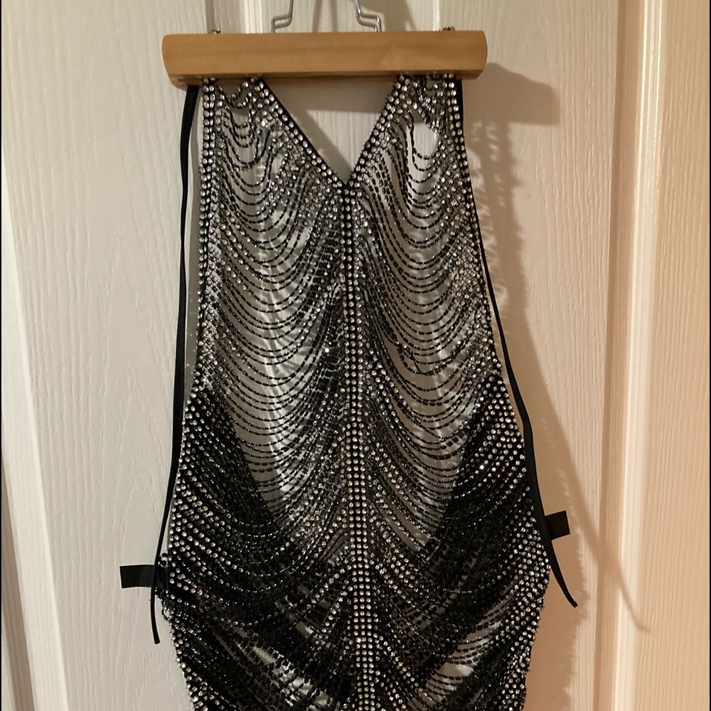 Sexy see through club party dress